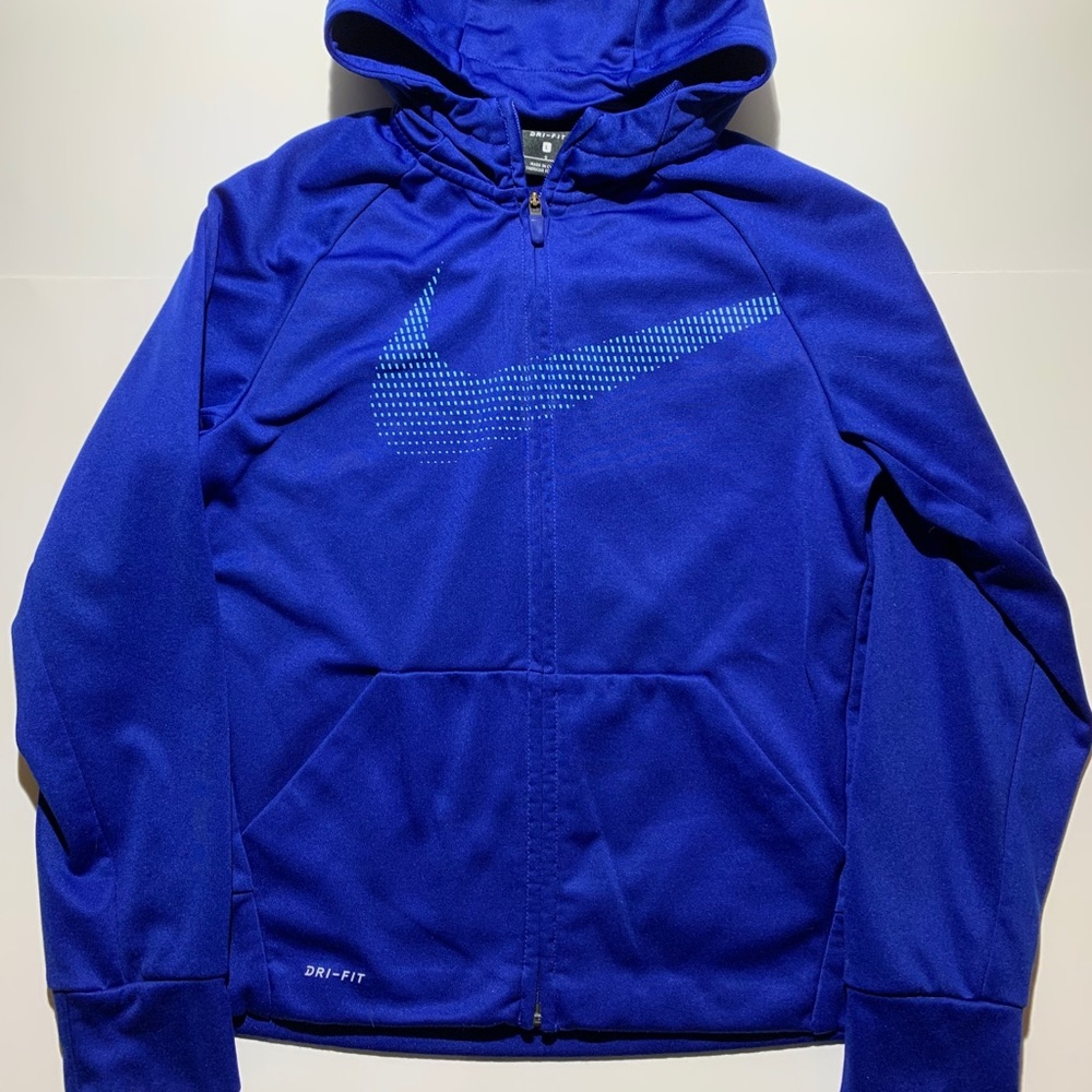 Nike Boys Zip-Up Sweatshirt DRI-FIT - Used